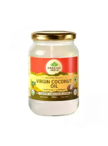 Кокосовое масло Organic India: 500 мл холодного отжима